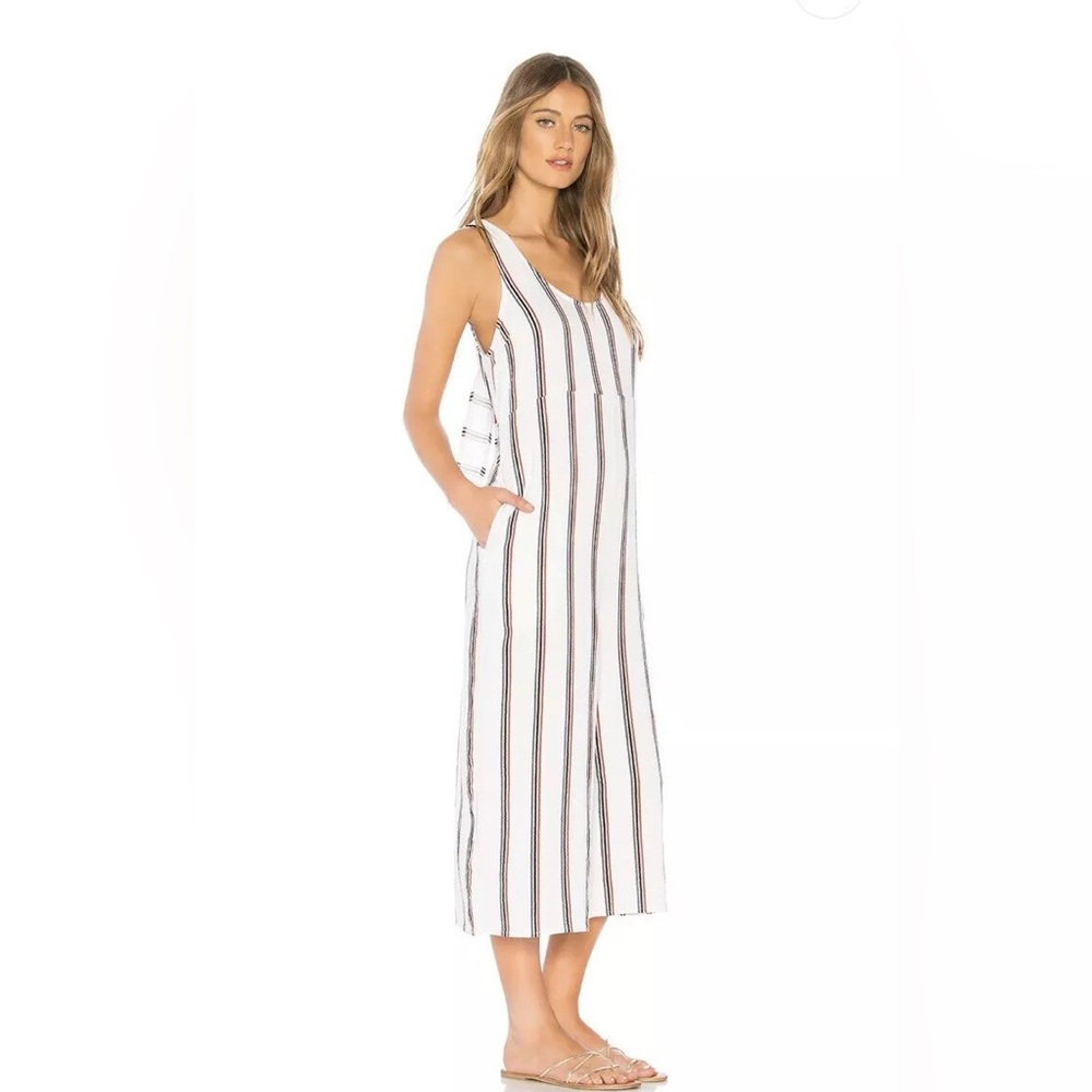 Striped Sleeveless jumpsuit